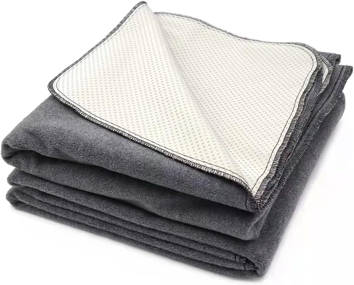 Peepeego 2PCS Non-Slip Pee Pads for Dogs 54" x 54", Washable Puppy Pads with Fast Absorbent, Reusable, Waterproof Rug for Training, Whelping, Housebreaking, Incontinence for Dog Playpen