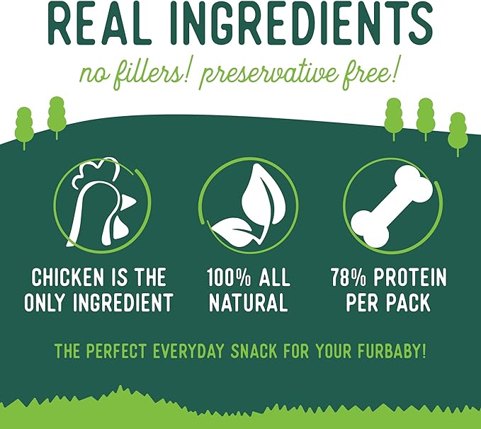 Beg & Barker Chicken Jerky for Dogs (4 Ounce, Pack of 1) - Dog Training Treats - Natural Dog Treats Made in The USA - Grain Free, Diabetic-Friendly, High Protein, Sugar-Free