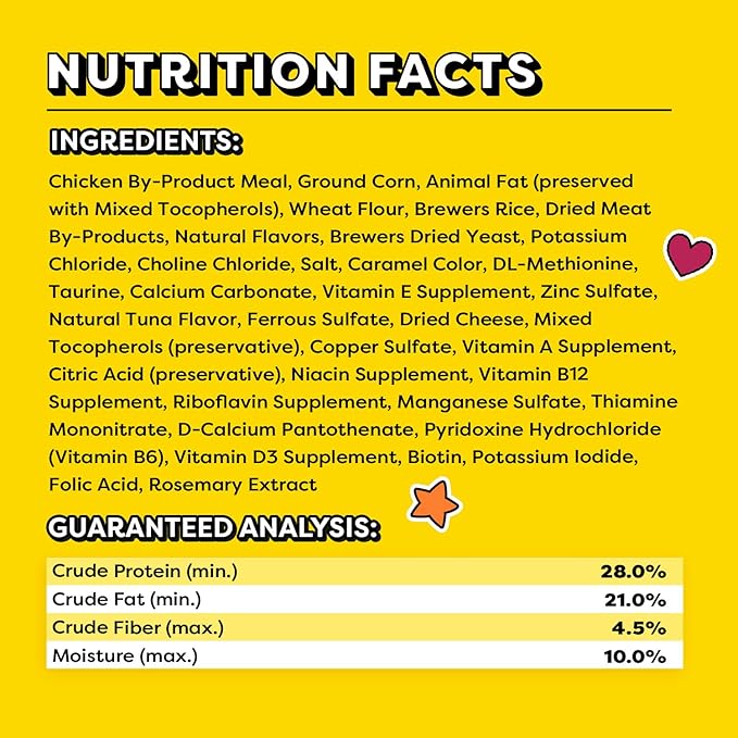 Temptations Classic Crunchy and Soft Cat Treats, Tasty Chicken Flavor, 6.3 oz. Pouch, (Pack of 10)