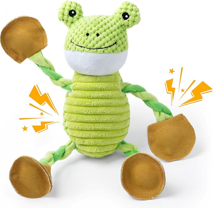 Dog Toys for Large Dogs: Tug of War Dog Toys with 5 Squeakers - Tough Plush Dog Chew Toys for Small,Medium,Large Breed