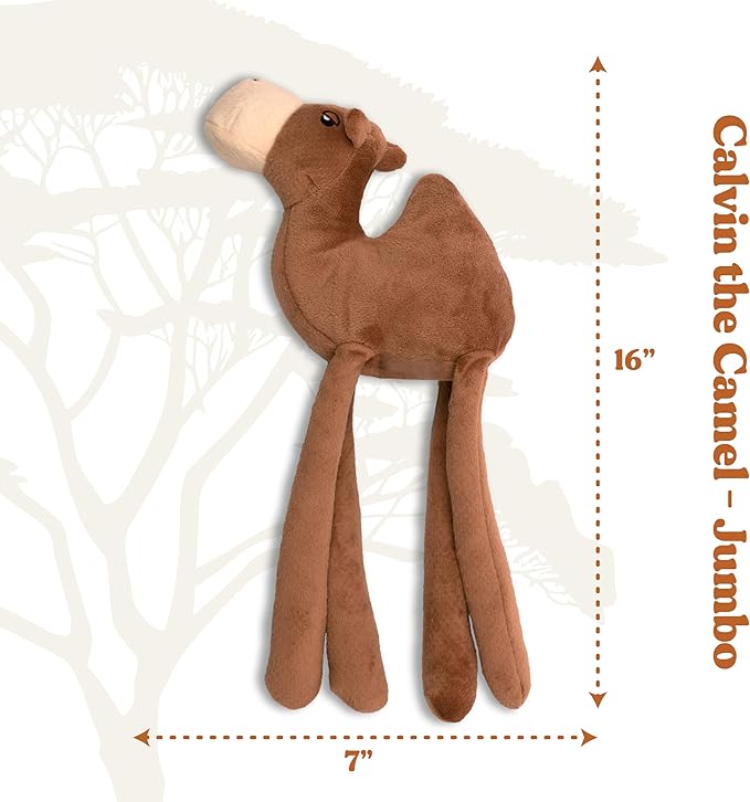 Dog Toys | Plush Toy Camel Stuffed Animal for Dogs | Eco Friendly Toy Made from Non Toxic Materials
