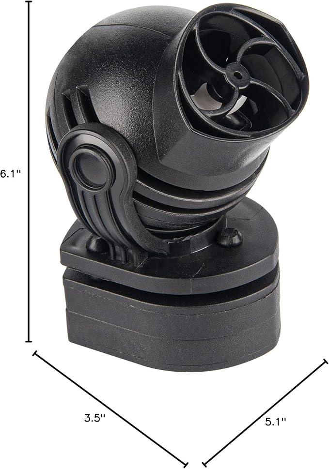 FREESEA Aquarium Powerhead Wave Maker: 1050 GPH Circulation Wavemaker Pump - 360° Adjustable Power Head with Magnetic Suction for 1-55 Gallon Fish Tank | Saltwater | Freshwater