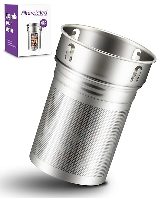 30 Oz Stainless Steel Portable Alkaline Filter Water Bottle Special Replacement Filter Cartridge, Life of Three Months-1 Piece