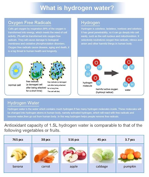 Hydrogen water bottle, 330ml, warm silver, AB-H266C