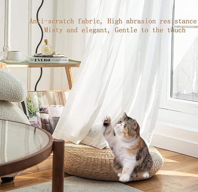 AIKASY Black Bed Canopy Scarf for Twin - Luxury Sheer Canopy Bed Curtains with Light - Suitable for Four-Poster Bed, Metal Bed Frame, Wood Bed Frame -2pic