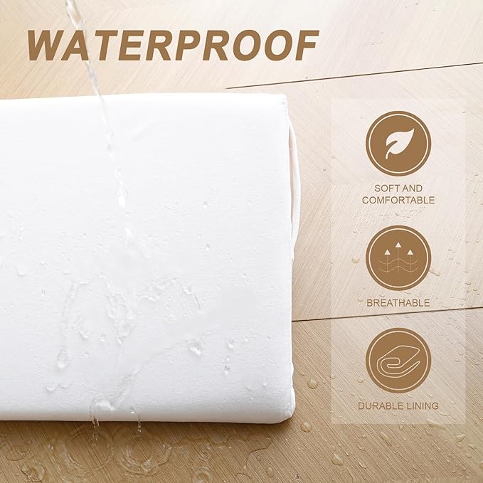 WdFour Bed Wedge Pillow, Close Off Headboard, Wall and Mattress Gap. Incline, Slanted Sweat-Proof Pillow for Neck and Back Pain Relief Anti-snoring for Comfortable Sleeping.(Off-White,72Wx10Dx6H)