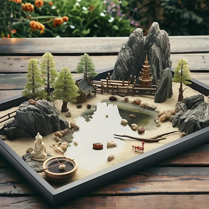 HappyFiller 2 LB Natural River Rocks Decorative Pebbles Stones Polished Terrarium Rocks Assorted Color for Indoor Garden Plants Top Dressing Soil Cover,Aquarium Fish Turtle Tank,Zen Garden