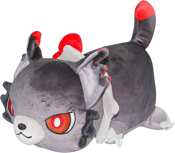 Wolf Dog Cat Stuffed Mee-Meow Animal Plush,Cat Food Plushies Cat, Cute Anime Cartoon Cat Stuffed Animal Figure Toy Plush Pillow Gift for Kids and Festival Gift