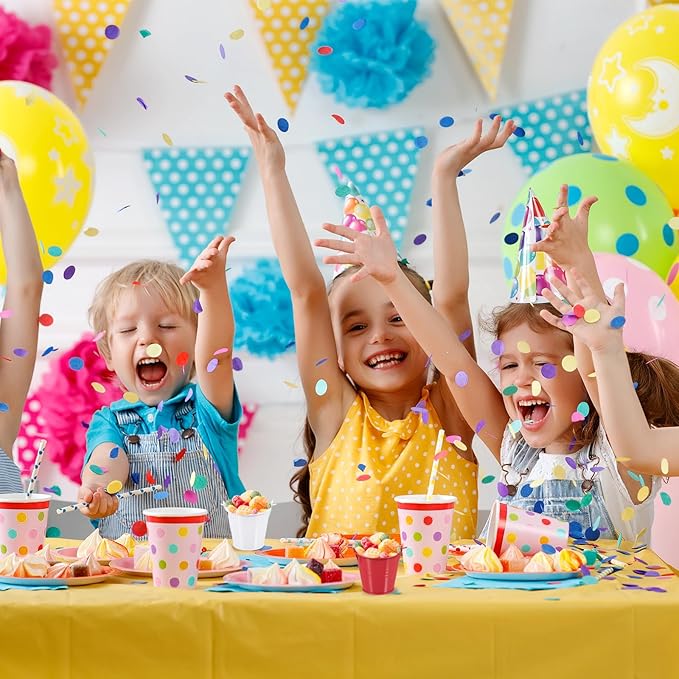 PATIKIL 2.4"x2" Small Metal Buckets with Handle, 8 Pcs Mini Galvanized Bucket Colorful Easter Buckets for Crafts Party Favors Decoration, Black