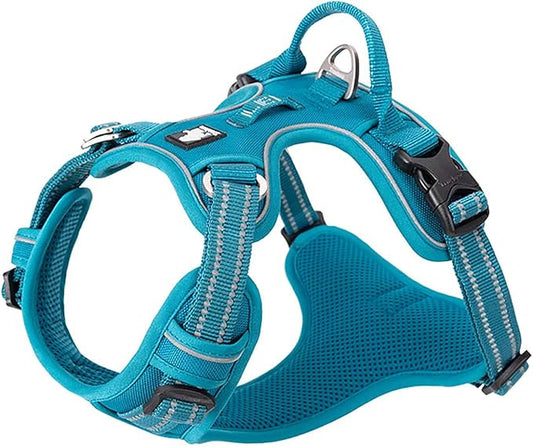 TRUE LOVE Dog Harness No Pull Nylon Reflective Pet Harness Adjustable Comfortable Control Step-in Brilliant Colors Truelove TLH56512