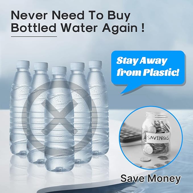 ICEPURE CTR-W1 CF Filter Replacement Cartridge, Replacement for Countertop Reverse Osmosis Water Filtration System, 3-6 Months Lifetime (1 Pack)