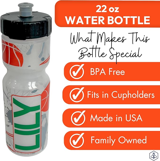 50 Strong Kids Water Bottle | 22 oz. BPA- Free Sports Squeeze Water Bottles with Pull Top Cap |Perfect Water Bottle for School | Reusable & Durable for Boys & Girls | Made in USA
