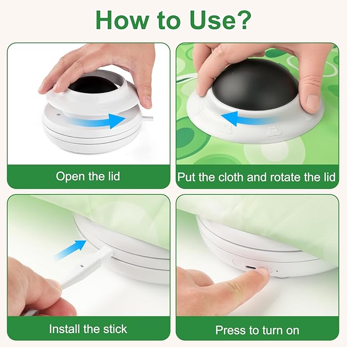 Interactive Cat Toy, Hide and Seek Cat Toys for Indoor Cats, Touch Activated, USB Rechargeable,Moving Feather, for All Breeds Bored Indoor Cats (Green)