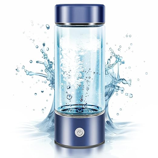 Hydrogen Water Bottle,Hydrogen Water Bottles Generator, Built-in Hydrogen Water Machine Quickly Produces Hydrogen to add to Hydrogen Tanks,Blue