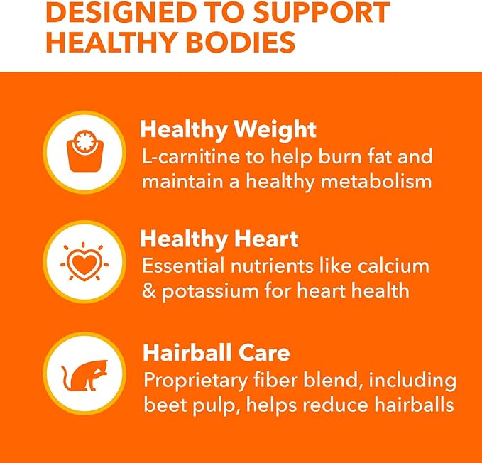 IAMS Proactive Health Indoor Weight Control & Hairball Care Adult Dry Cat Food, Chicken & Turkey Recipe, 22 lb. Bag