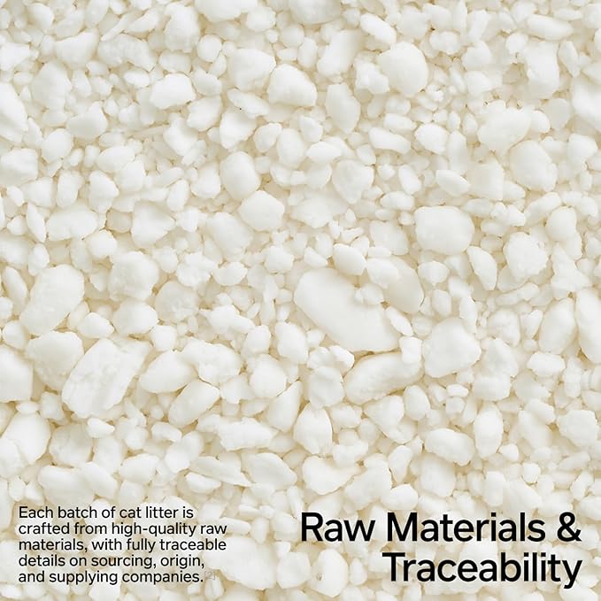 pidan Cassava Cat Litter clumping,Odor Control,Plant-Based Natural Ingredients,Ultra Absorbent and Fast Drying,No Dust,Unscented (5.3lb×2bags)