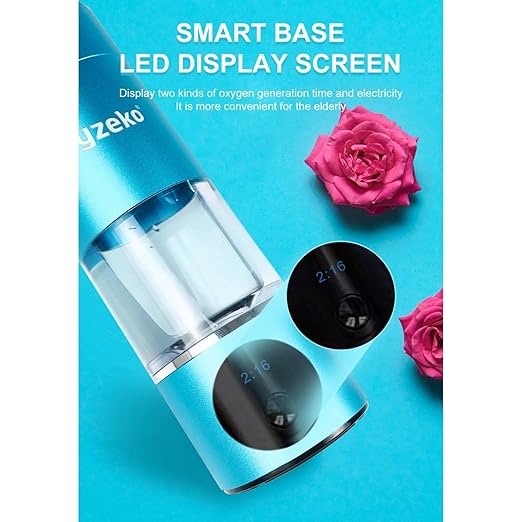 Hydrogen Water Bottle, 230ml New Portable Hydrogen Water Ionizer Machine, 5 Minute 2000ppb High Efficiency Rich H2 Hydrogen Water Bottle Generator Rechargeable for Home Office