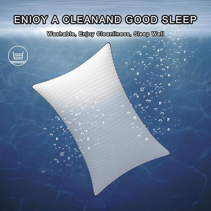 Bed Pillows for Sleeping Standard Size Set of 4,Cooling Breathable Pillows for Side and Back Sleepers Down Alternative Filling Luxury Soft