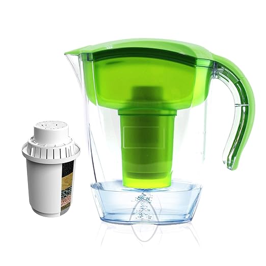 Alkaline Water Filter Pitcher, 3,5L Filter Kettle, High PH Alkaline Water Filter Pitcher, Unique Multi-Stage Filtration, BPA Free for Healthy, Clean & Toxin-Free Mineralized Water (Water Pitcher)