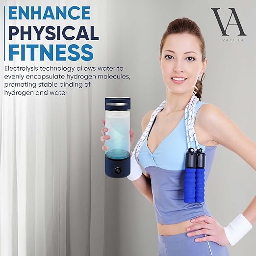 Hydrogen Water Bottle Filter | Water Bottle Generator | Portable Water Bottle Generator Technology for Men Women | Quick 3-Minute Water Electrolysis | Ideal for Fitness,Home, Office, Travel, Gym