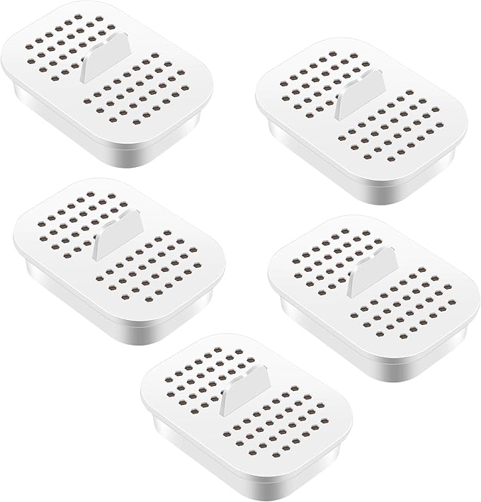 5 Pack Water Pitcher Dispenser Filter Replacement, Compatible with Nakii Filter Pitcher NFP-100, Reduces Chlorine, Sediment, Color and Odor, Replacement Filters for Pitcher