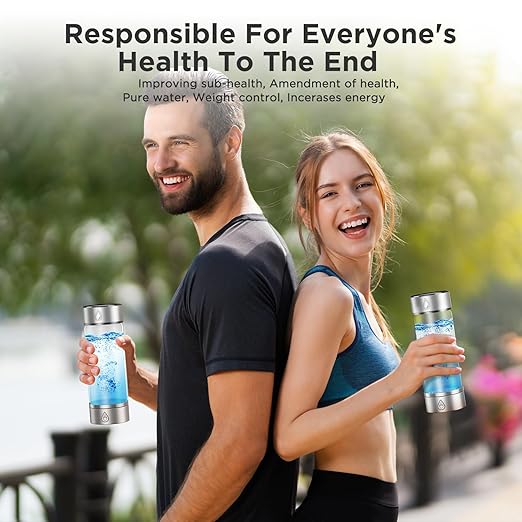 Hydrogen-Water-Bottle-Generator - Water Ionizer to Enhance Water Quality in Just 3 Minutes,Portable Hydrogen Water Machine Suitable for Home,Work and Travel