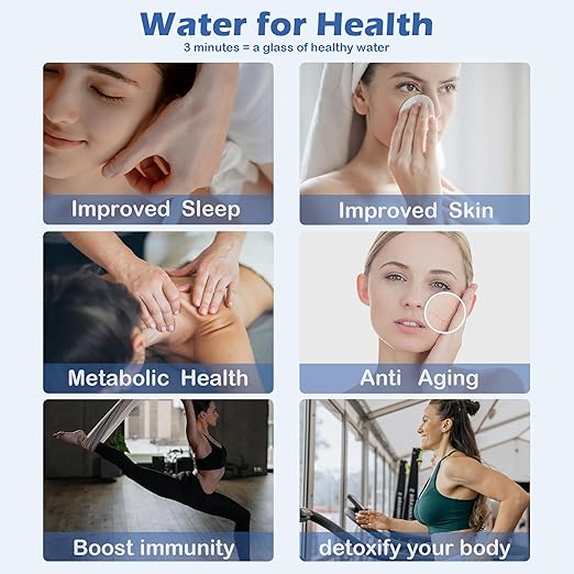 Hydrogen Water Bottle Generator, 3 Min to Quickly Increase The Hydrogen Ratio, with SPE/PEM Technology Fast Electrolysis, Portable with Travel, Sports, Office, Home Gifts and Other Occasions