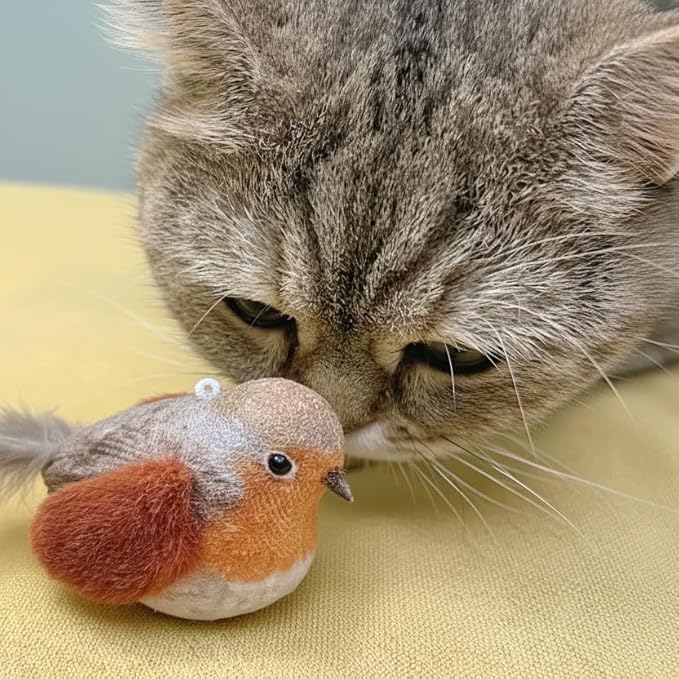 AGGER Cat Casting Fishing Pole Toy, Cat Casting Toy Set, Interactive Toy for Cats, Tangle-Free Design, Cat Toy for Indoor Outdoor Cats