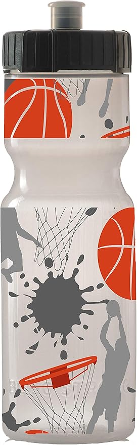 50 Strong Kids Water Bottle | 22 oz. BPA- Free Sports Squeeze Water Bottles with Pull Top Cap |Perfect Water Bottle for School | Reusable & Durable for Boys & Girls | Made in USA