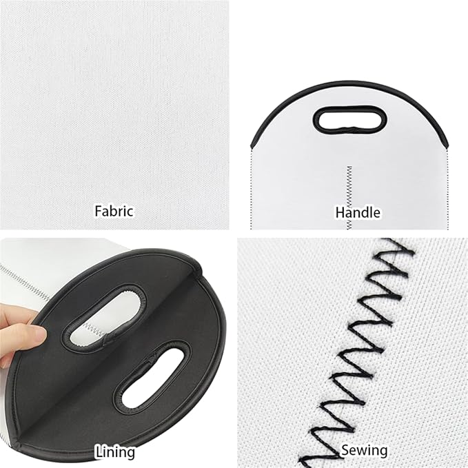 doginthehole Sunflower Horse Wine Bag Insulated Wine Tote Holders Aztec Print Wine Carriers Bag for Wine Beer Cans Water Portable Neoprene Wine Bottle Covers Protector 2 Bottle Wine Carrying Bag