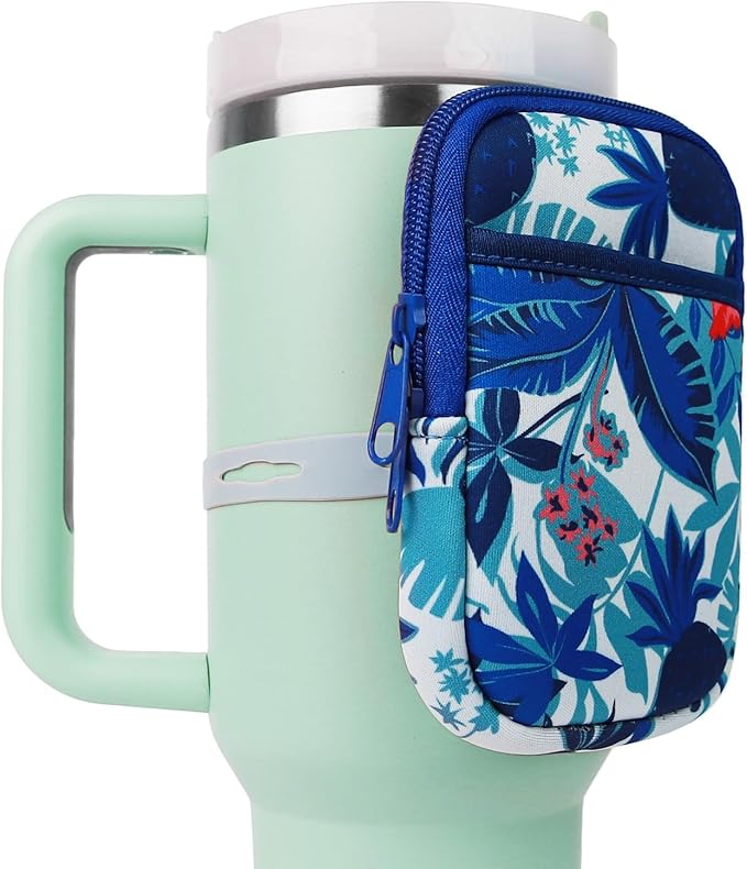 MLKSI Water Bottle Zipper Pouch for Stanley Cup Accessories, Cute Storage Bags for Stanley Tumbler with Handle, Gym Accessories for Simple Modern 40 oz Tumbler with Handle Stanley Bottle