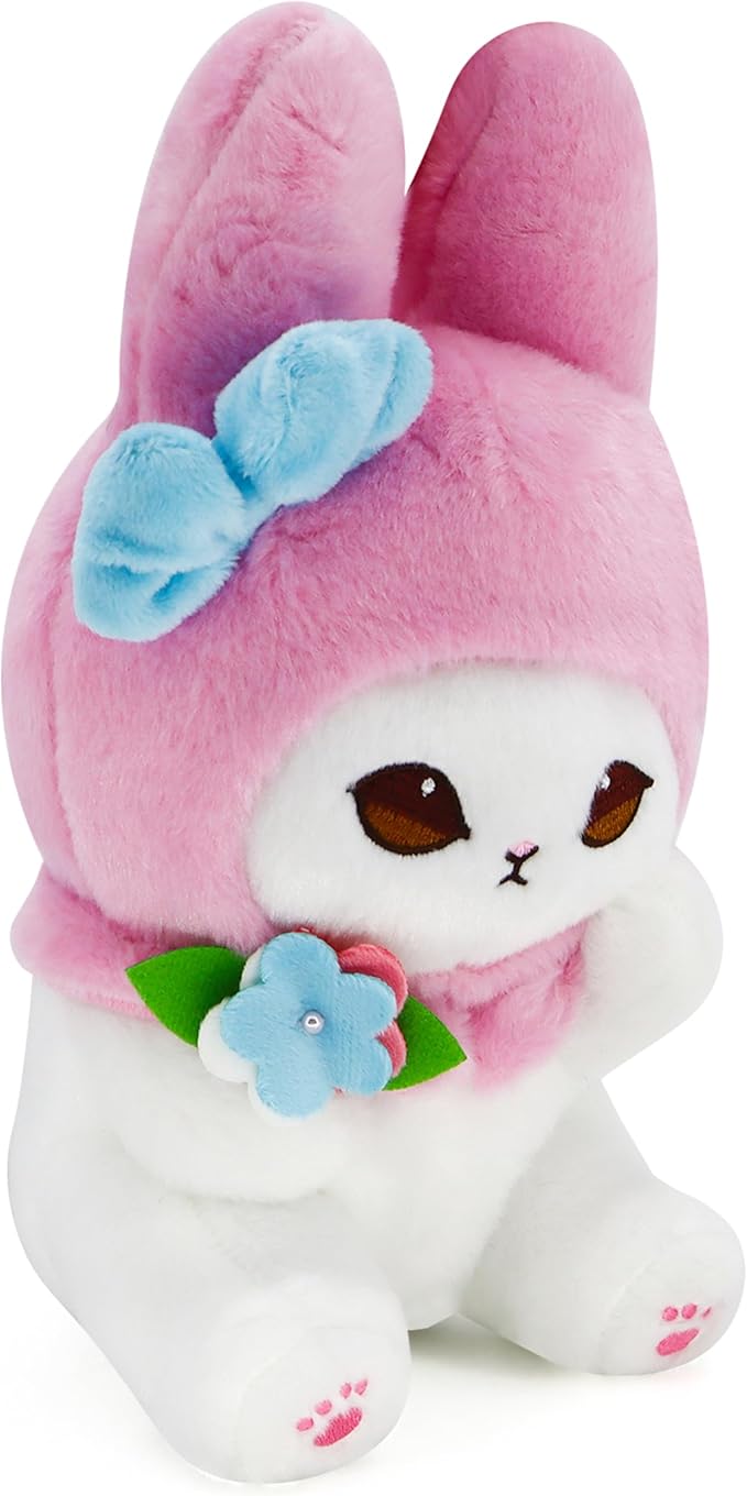 Kawaii Shark Cat Plush Toy Stuffed Animal Doll, Soft Pillow for Boys & Girls (Cat-C, 20cm/7.8in)