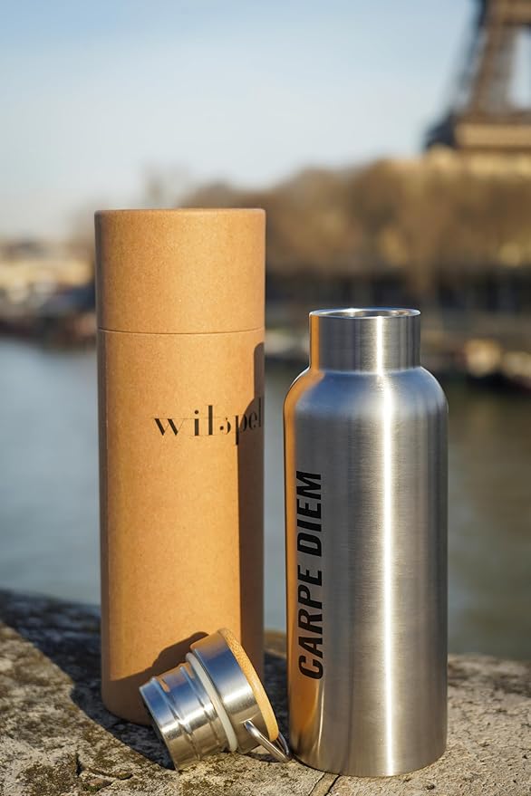 Insulated Water Bottle 16oz | Stainless Steel Water Bottle | Insulated Water Bottles | Travel Water Bottle | Metal Water Bottle | BPA-Free | Reusable Water Bottle 500 ml | Perfect for School