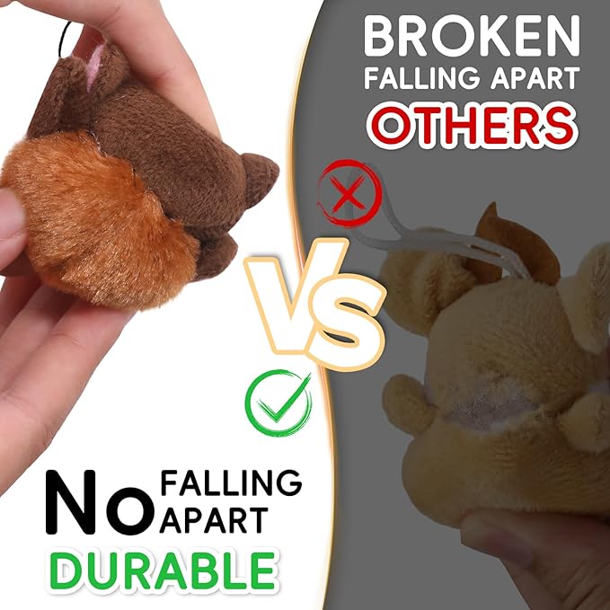 24 Pack Small Stuffed Animals Bulk Gifts for Kids (2.3/2"-2.5/3.5" Each), Party Favors Toys for Girls, Easter Basket Stuffers Christmas Stocking Plushies (24PCS)