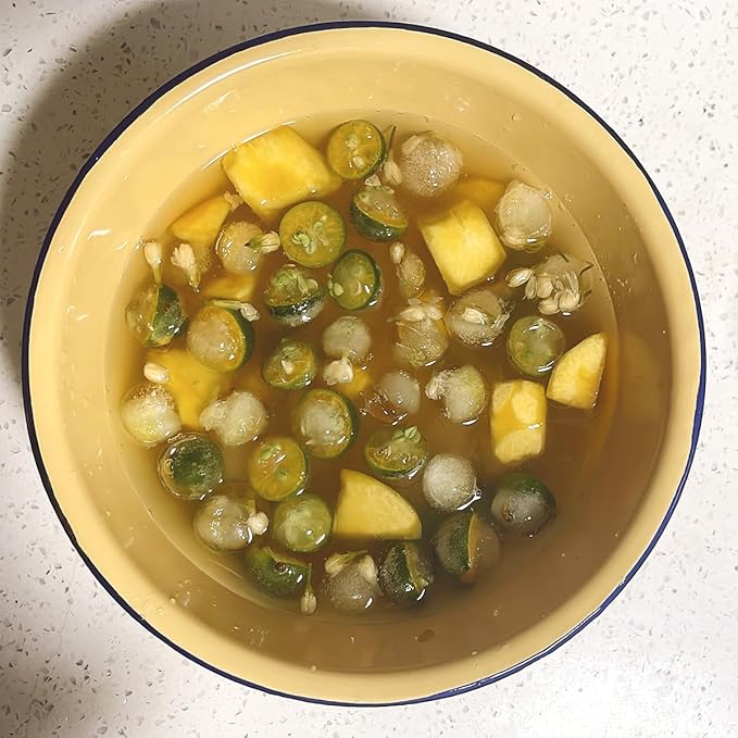 Ice Bucket 3 PCS(2.8L, 4.6L, 6.6L), UNOSCHRIM Retro Style Enamel Ice Tub in Beach Parties, Fruit Ice Bucket with Lid, Versatile Bottle Drink Cooler for Champagne, Wine, Beer or Whiskey