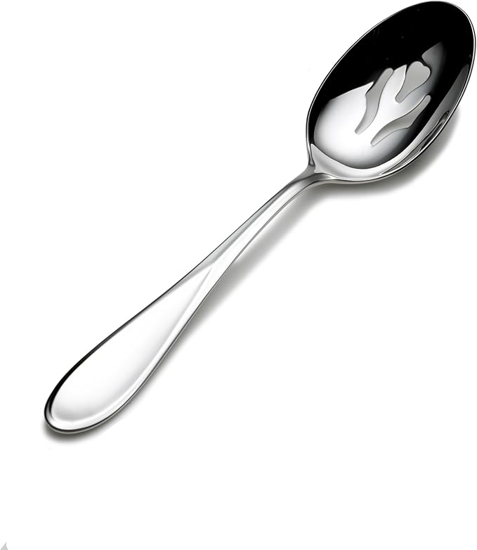 Mikasa Bravo Stainless Steel Large Slotted Serving Spoon