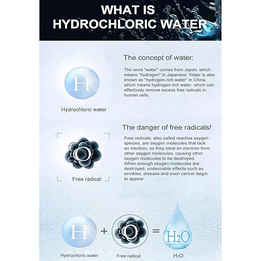 Hydrogen Water Bottle, 230ml New Portable Hydrogen Water Ionizer Machine, 5 Minute 2000ppb High Efficiency Rich H2 Hydrogen Water Bottle Generator Rechargeable for Home Office