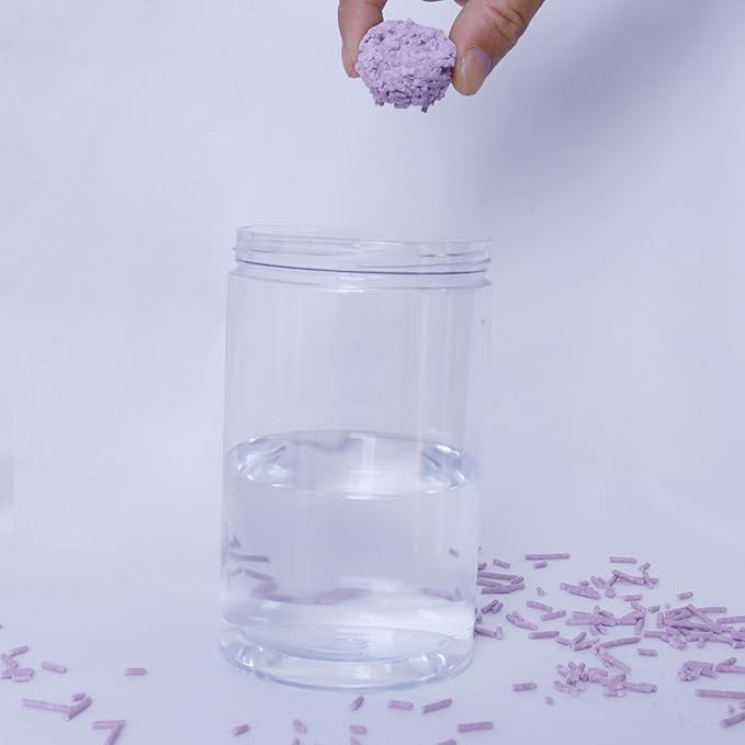 Tofu Cat Litter Lavender Scent 5.5 Lbs X 2 Bags, Can Flush Down Toilets or drains, Low Tracking Cat Litter 2mm Pellets.