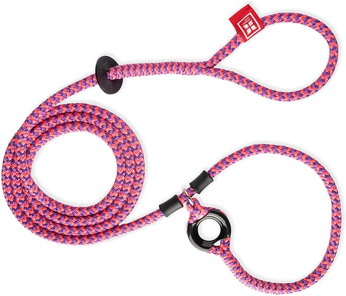 Harness Lead No Pull Dog Harness and Leash Set, Anti Pull Dog Harness, One-Piece Cushioned Rope Safely Prevents Escaping and Pulling *New Insert is Removable (Medium/Large, Pink/Purple)