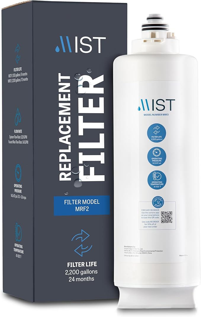 Mist Multiple Reverse Osmosis Replacement Filter for Mist Reverse Osmosis Systems MRO001 & MRO002