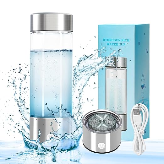 Hydrogen Water Bottle,Portable Hydrogen Water Bottle Generator,3-Minute Rapid Electrolysis,Enhancing Water Quality - Perfect for Daily Hydration,Travel and Exercise