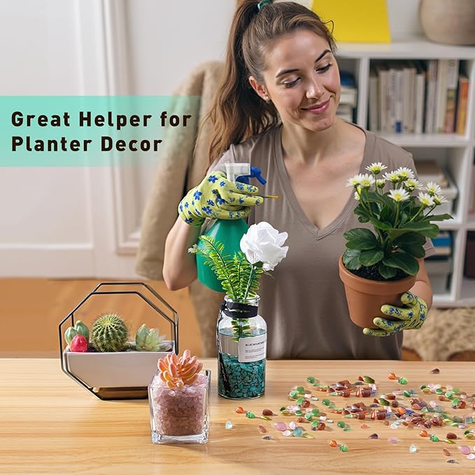 3 LB Amethyst Crystal Rocks Tumbled Crushed Stones Amethyst Crystal Quartz Chips Bulk Natural Gemstones Healing Reiki Mini Quartz Vase Filler Fish Tank Gravel Rocks