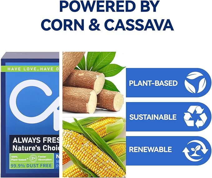 OPET Corn & Cassava Cat Litter, Natural Ingredients, Quick Clumping Cat Litter, Flushable, Superior Odor Control,99.9% Dust Free Kitty Litter