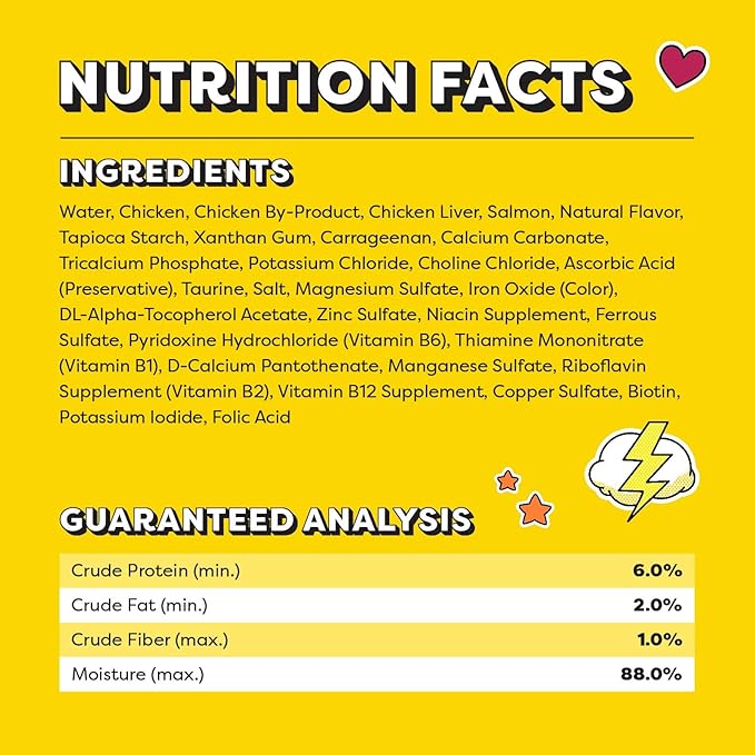 Temptations Lickable Spoons Adult Wet Cat Treat, Tasty Chicken and Savory Salmon Flavor, 8 Spoons, Pack of 12 (96 Total)