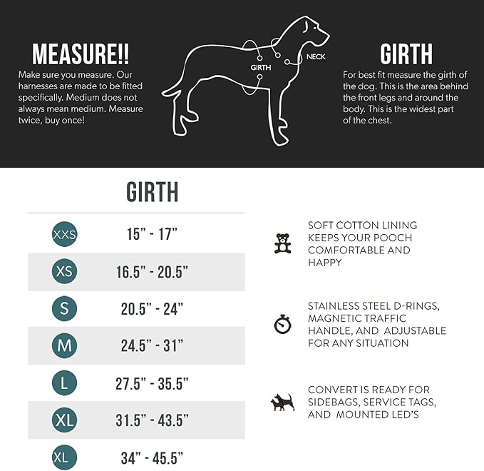 EzyDog Convert Dog Harness – Trail-Ready Rugged Harness for Walking, Hiking & Outdoors with Reflective Piping, Badge Attachment Points, Traffic handle, & Comfort Lining, (Small, Charcoal)