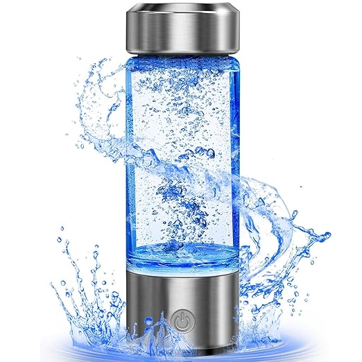 Hydropures Generator Hydrogen Water, Portable Hydrogen Water Ionizer Machine, 3Min Quick, Rechargeable, Hydrogen Rich Water Bottle Health,Suitable for Office, Travel,Exercise