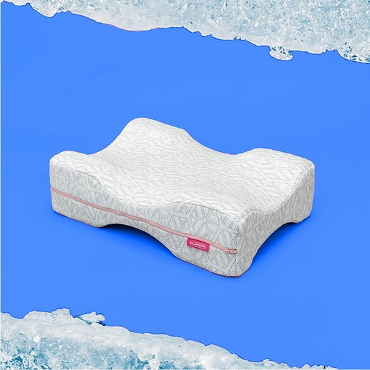 Pillow Cube Ice Knee Cube - Cooling Knee Pillow for Side Sleepers, Hip Pain Relief, Between Leg Pillow, Thigh Pillow, Leg Support - 12"x18"x5"