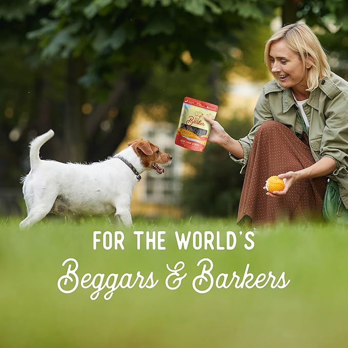 Beg & Barker Beef Liver Jerky for Dogs (10 Ounce, Pack of 2) - Dog Training Treats - Natural Dog Treats Made in The USA - Grain Free, Diabetic-Friendly, High Protein, Sugar-Free