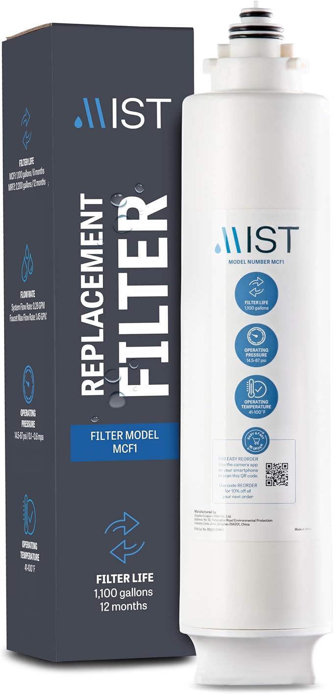 Mist Carbon Block Replacement Filter for Mist Reverse Osmosis Systems MRO001 & MRO002