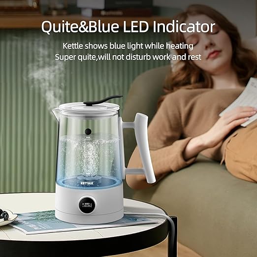 Hydrogen Water Pitcher, Rich Hydrogen Water Generator Electrolysis Jug BPA Free with SPE and PEM Concentrator Technology, Balanced Purified Water PH Levels, Hydrogen Content up to 2300 PPB